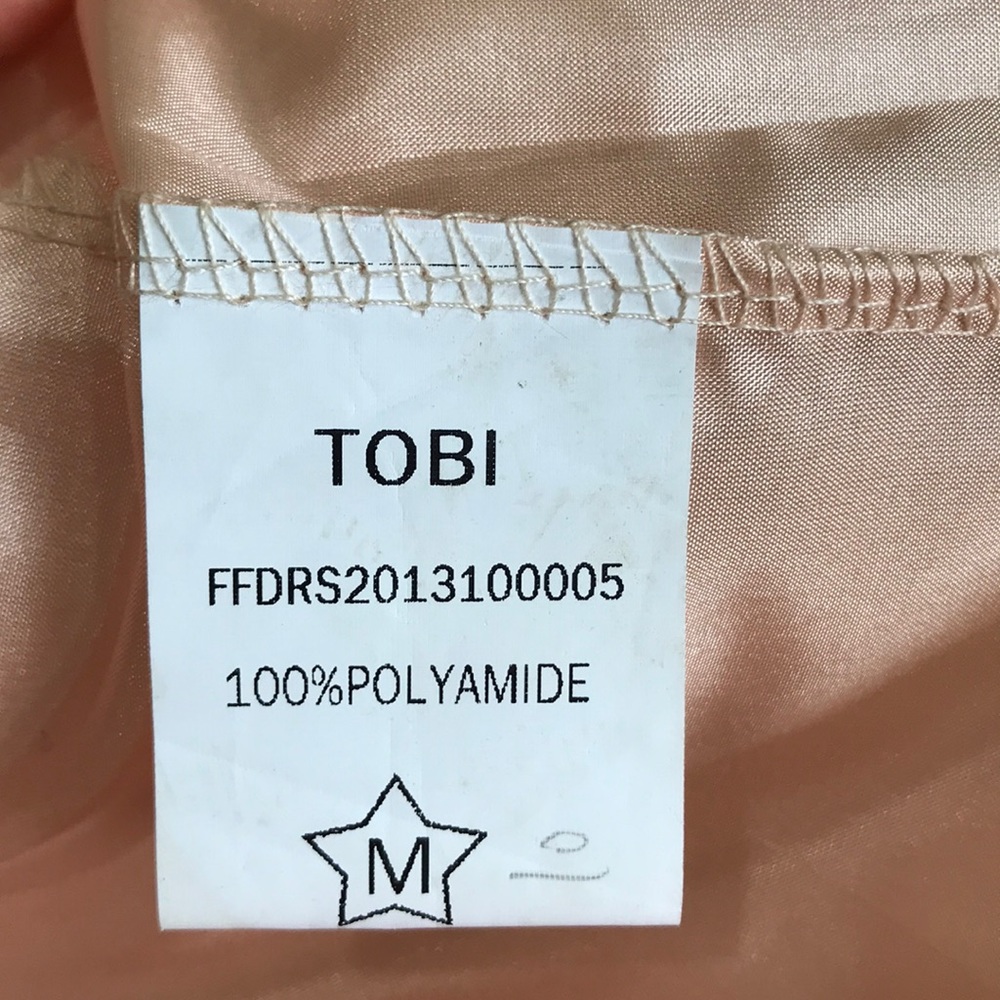 Tobi Sleeveless Open Back Mini Sequence Dress M - image 6